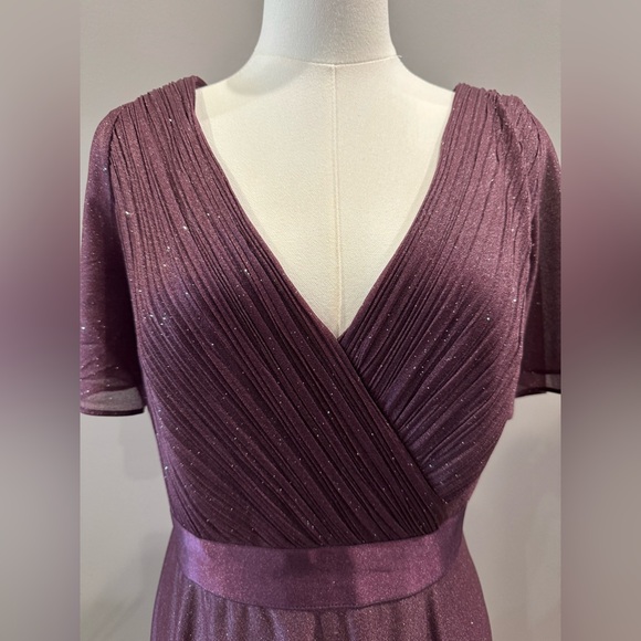 Like New Elegant Purple Evening Gown - Picture 2 of 8
